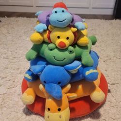 Plush Animal Stacking Tower