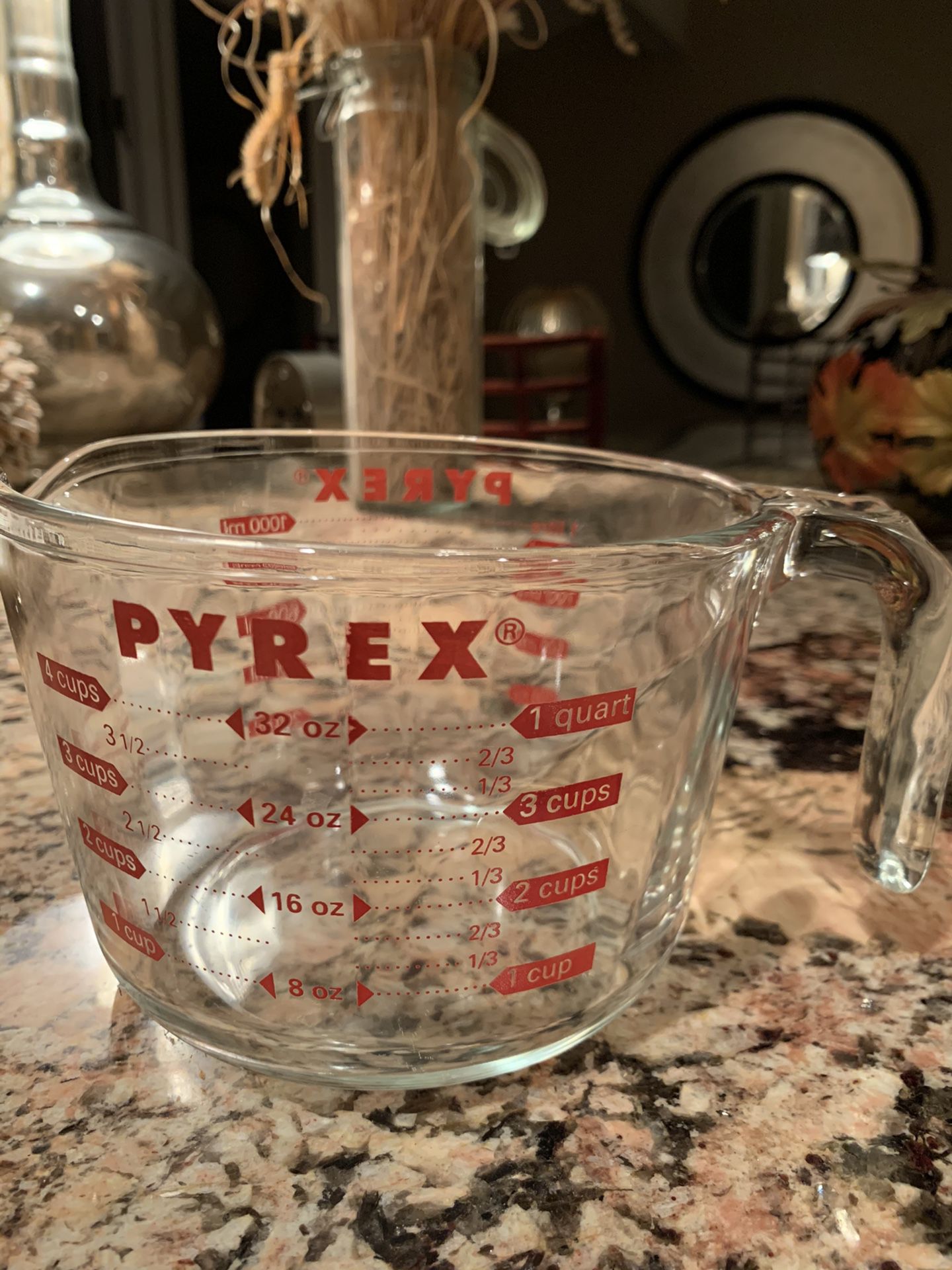 One Quart Pyrex Measuring Cup - Brand New