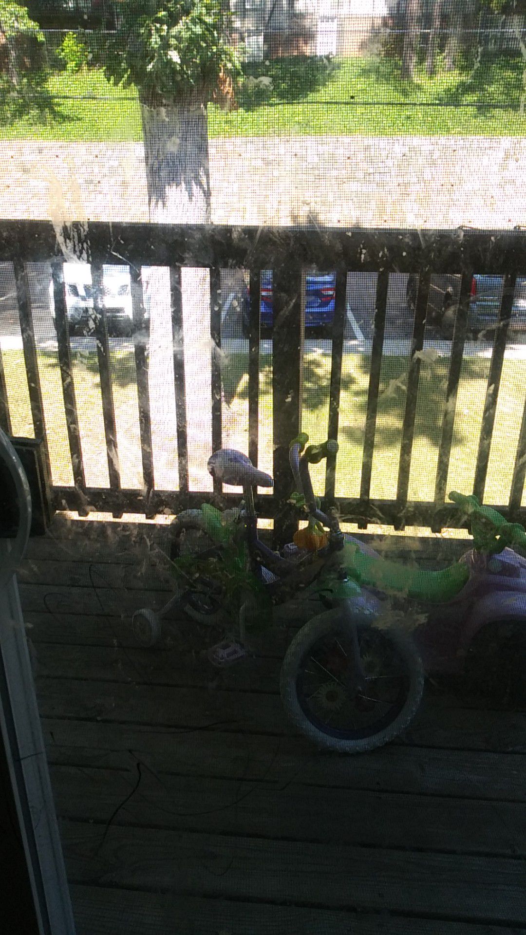 Huffy bike for a girl with training wheels