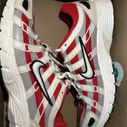 WMNS P-6000 Soft Pearl University Red