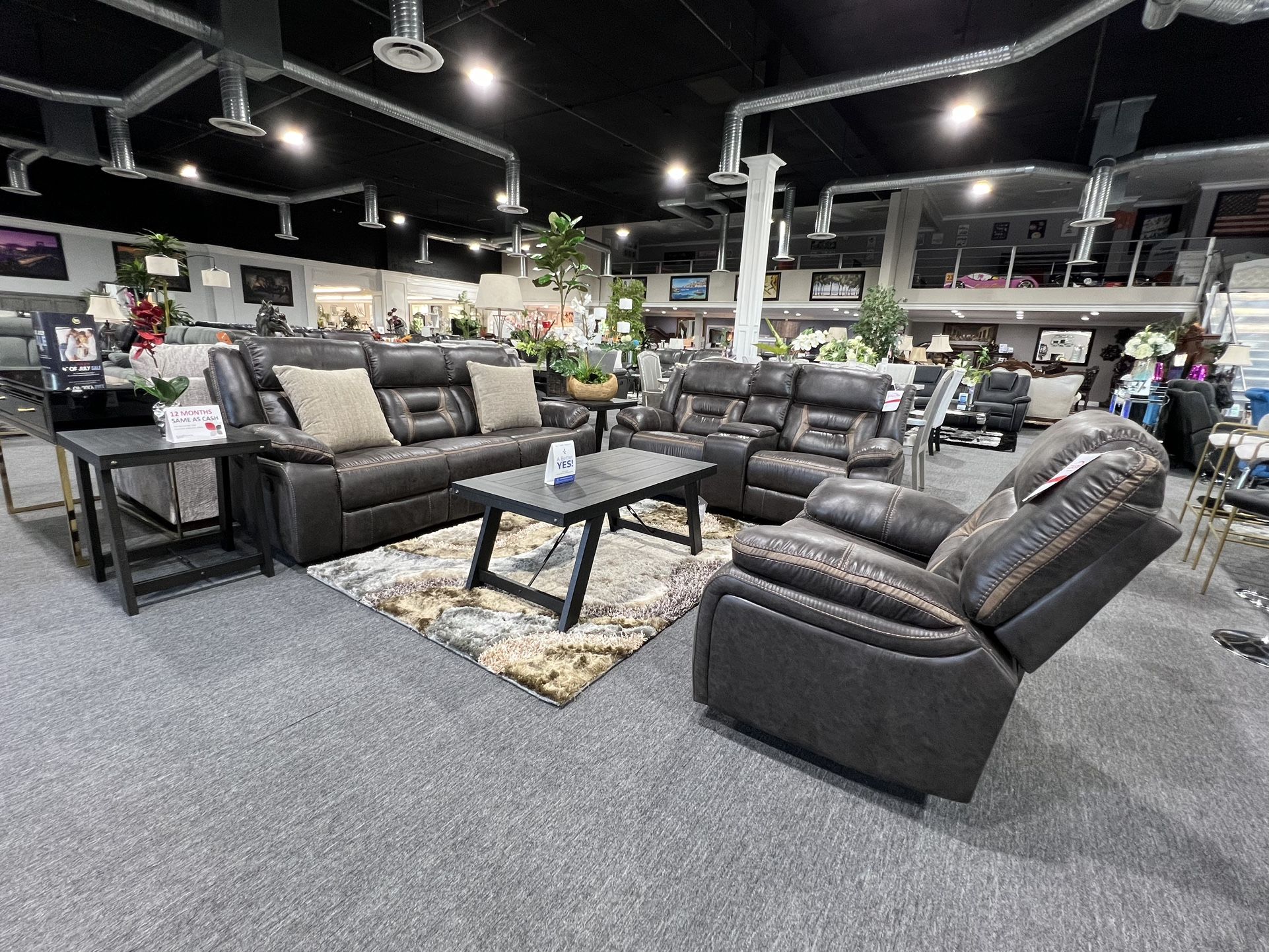 3 Pc Sofa , Loveseat And Chair