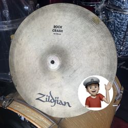 🔥 16” Zildjian Crash Cymbal Drums Drum Set