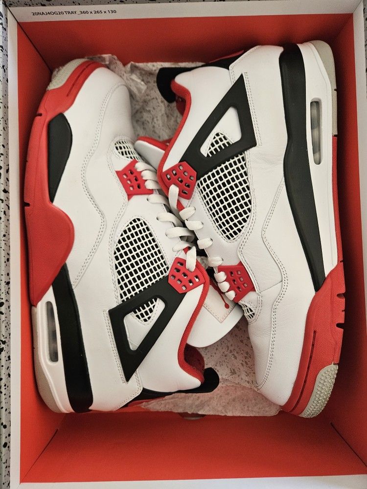Jordan 4 Fire Red Size 13