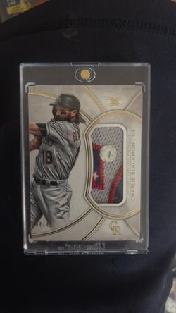 Charlie Blackmon 2018 Relic patch card
