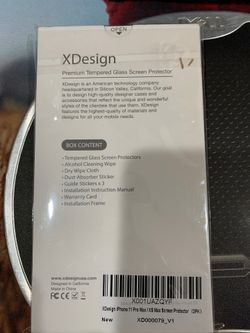 iPhone 11 max pro screen protector. Three packs