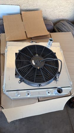 Radiator and fan $100