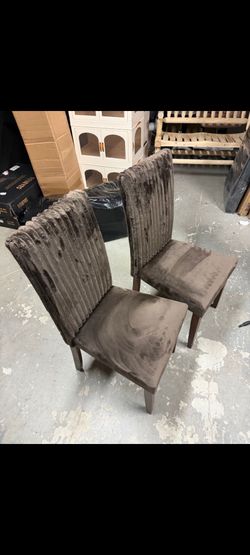 CraftPorch Elegant 2 Pieces Dining Chair - Brown