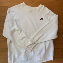 Nike White Crewneck Sweatshirt (XXL)