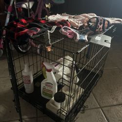 Dog Crate With Accessories 