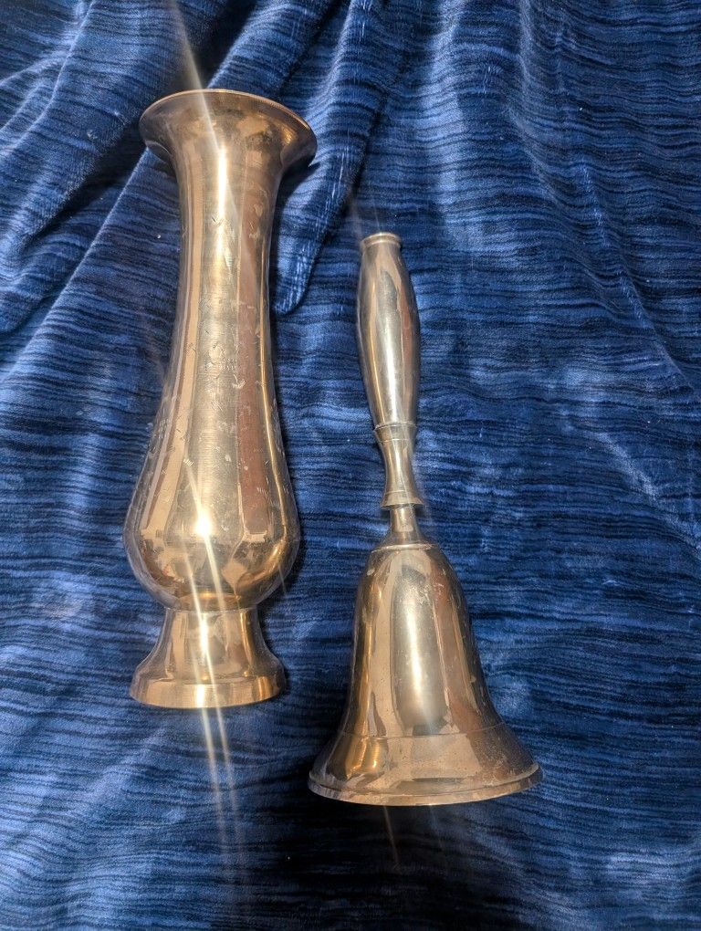 Large Brass Vase