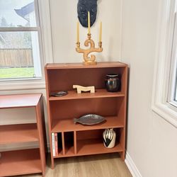 MCM // Modern Wood Terracotta Bookshelf