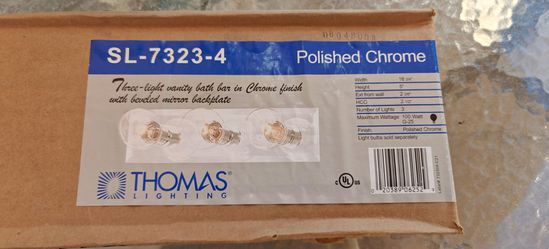 6x Three light vanity bath bar 18", 6 sets