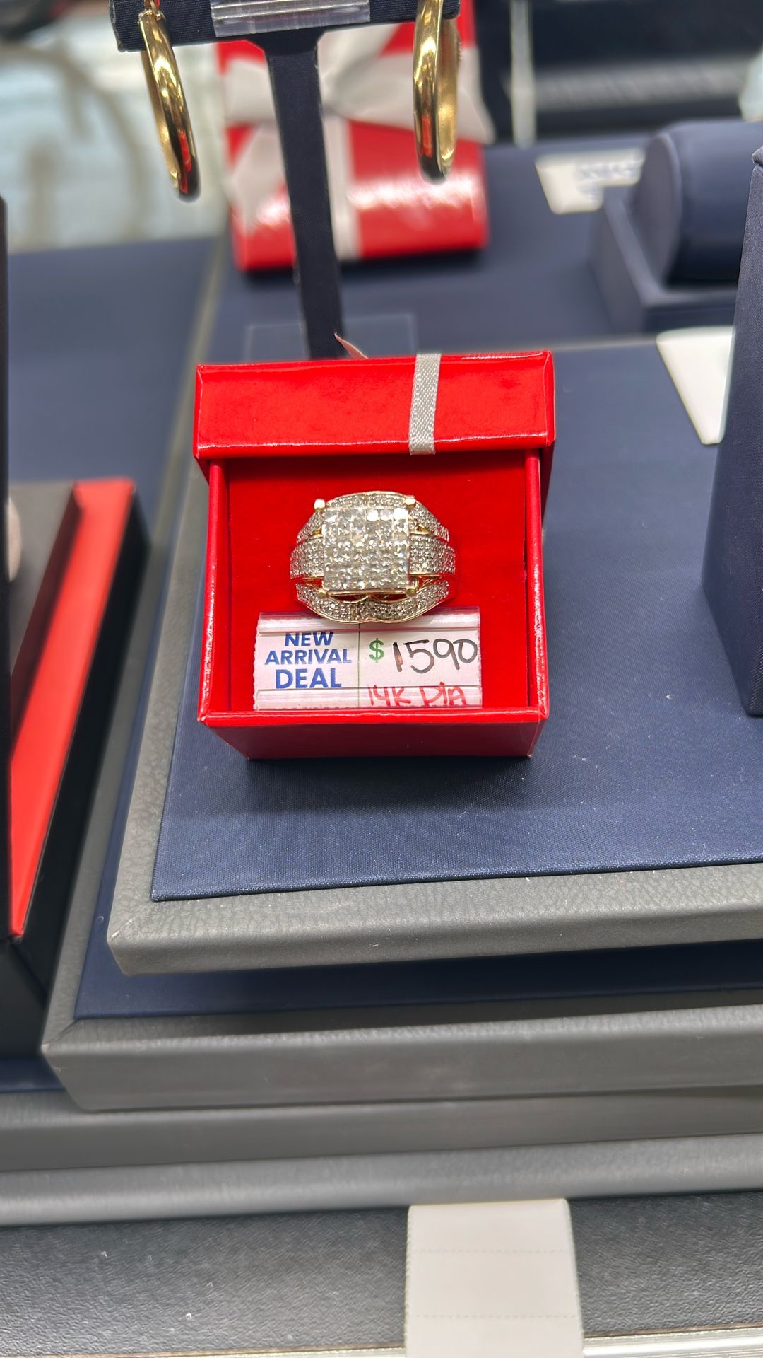 Woman Diamond Ring 14k