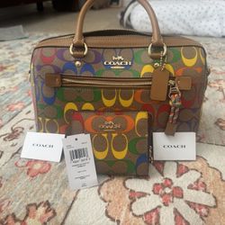 Authentic Rainbow Coach With Wallet