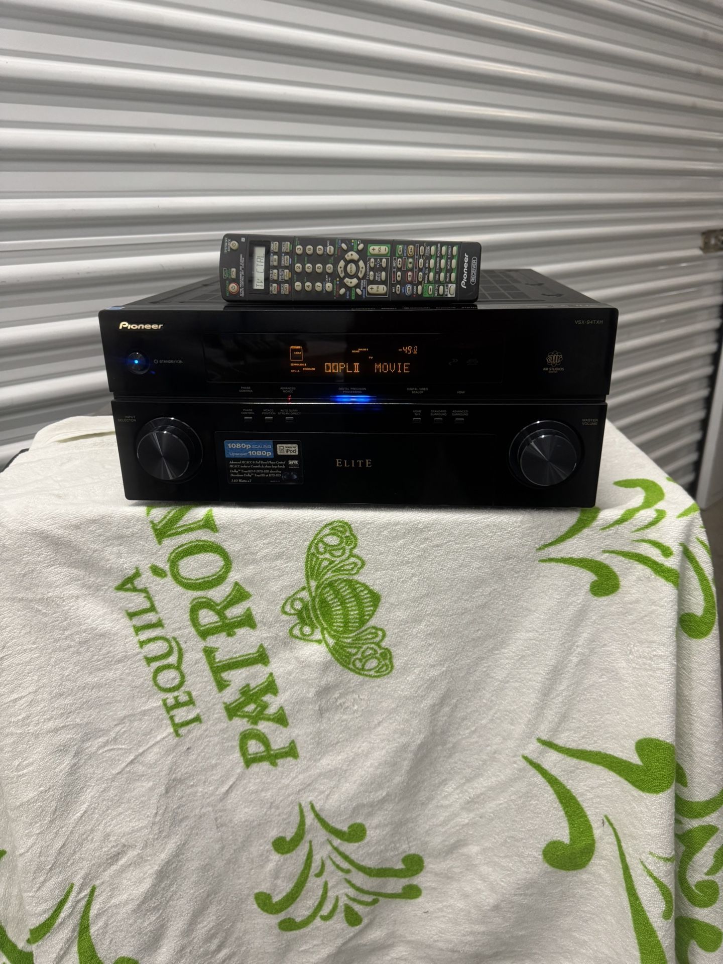 Pioneer VSX-94TXH AV Receiver 7.1-Channel, RS-232C, Dual 12V Triggers