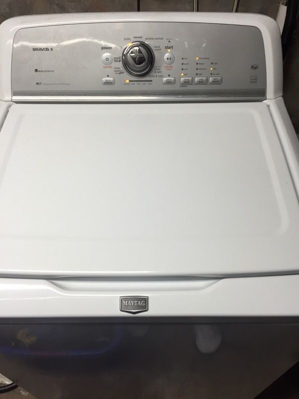 Maytag bravos x washer (and used off brand dryer)