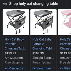 Holy Cat Baby Changing Table