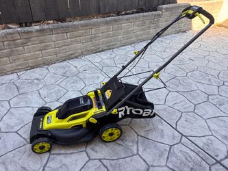 Lawn mower: Ryobi 18V One+ HP Brushless 16” Push Mower Kit
