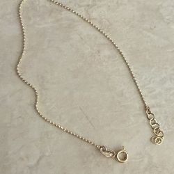 Gold Bead Bracelet 14k