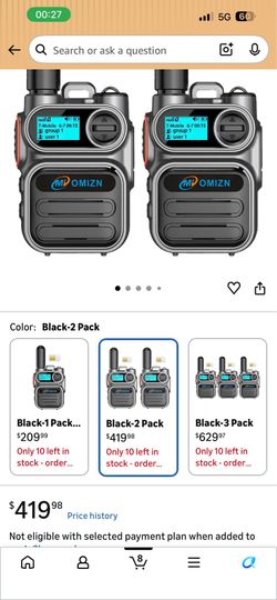 M5 Global Walkie Talkie Nationwide ( Need Sim Card )