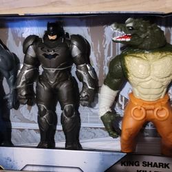 Spinmaster King Shark, Batman And Crock 