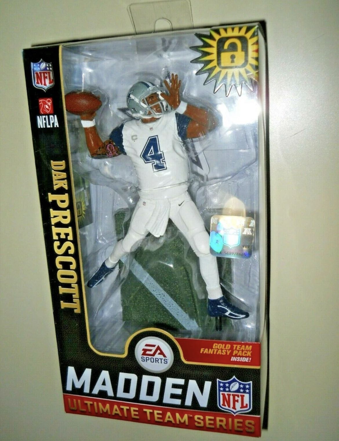 DAK PRESCOTT ( 2019 ) NFL MADDEN ( EXCLUSIVE ) McFARLANE COWBOYS ACTION FIGURE