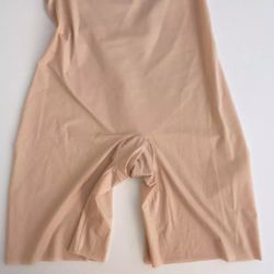 KKP Bodysuit Open Bust Mid Thigh Tummy Control Panel Smooths Thinstincts