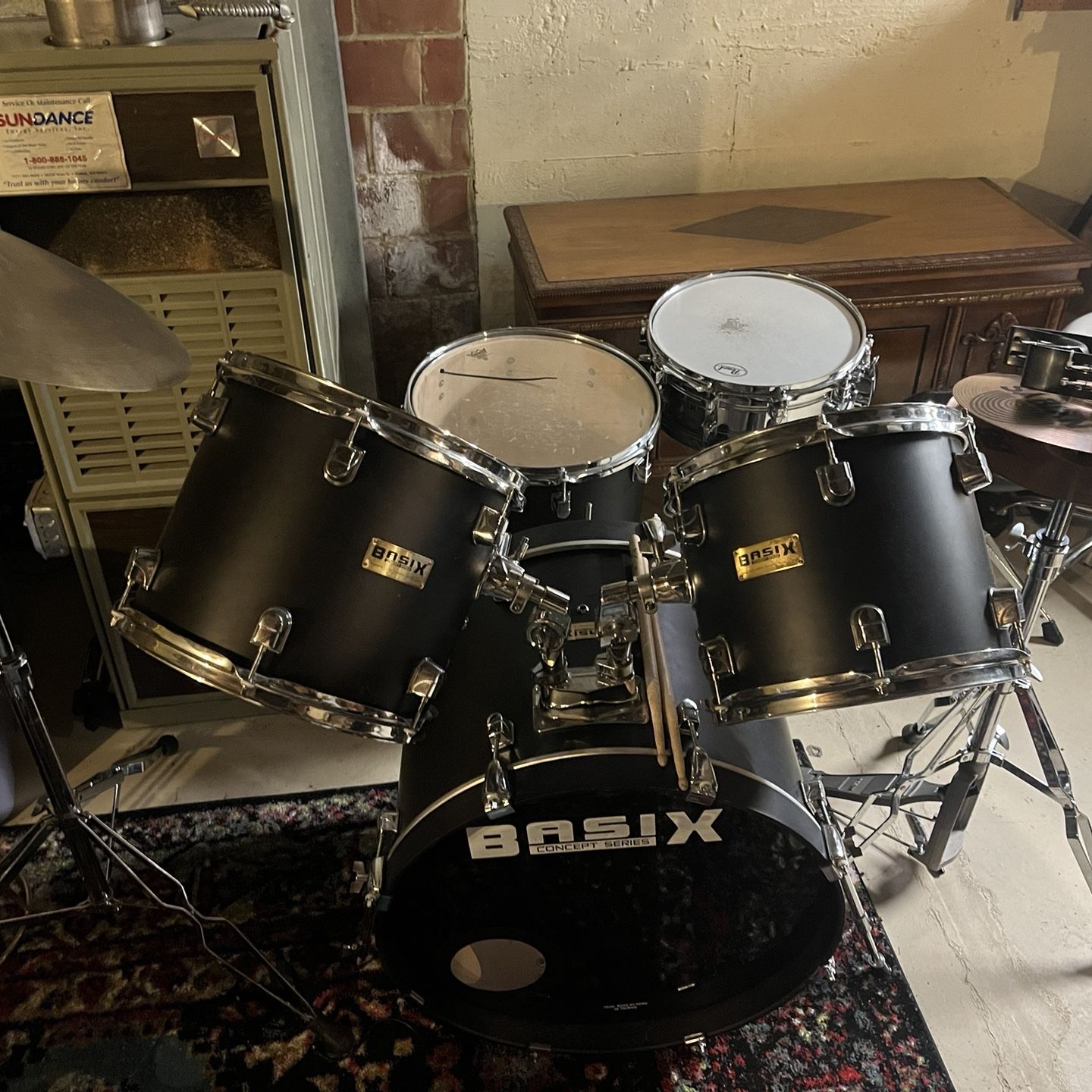 Basix whirring Drum Set at