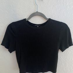 Black Love Culture Crop Top With Open Back Size L But Fits Better As M.