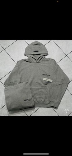Brand New Essentials Fear Of God Ss22 Dark Oatmeal Hoodie Size: Medium & Large Store Tags Included And Bag
