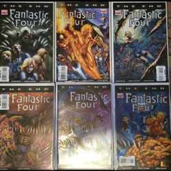 Fantastic 4 "The End" Comic Series 1-6