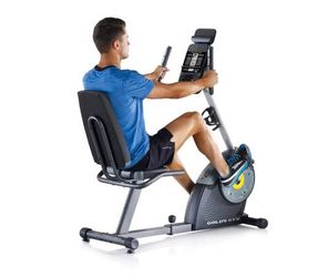 Gold's Gym Cycle Trainer 400 Ri Recumbent Exercise Bike, iFit