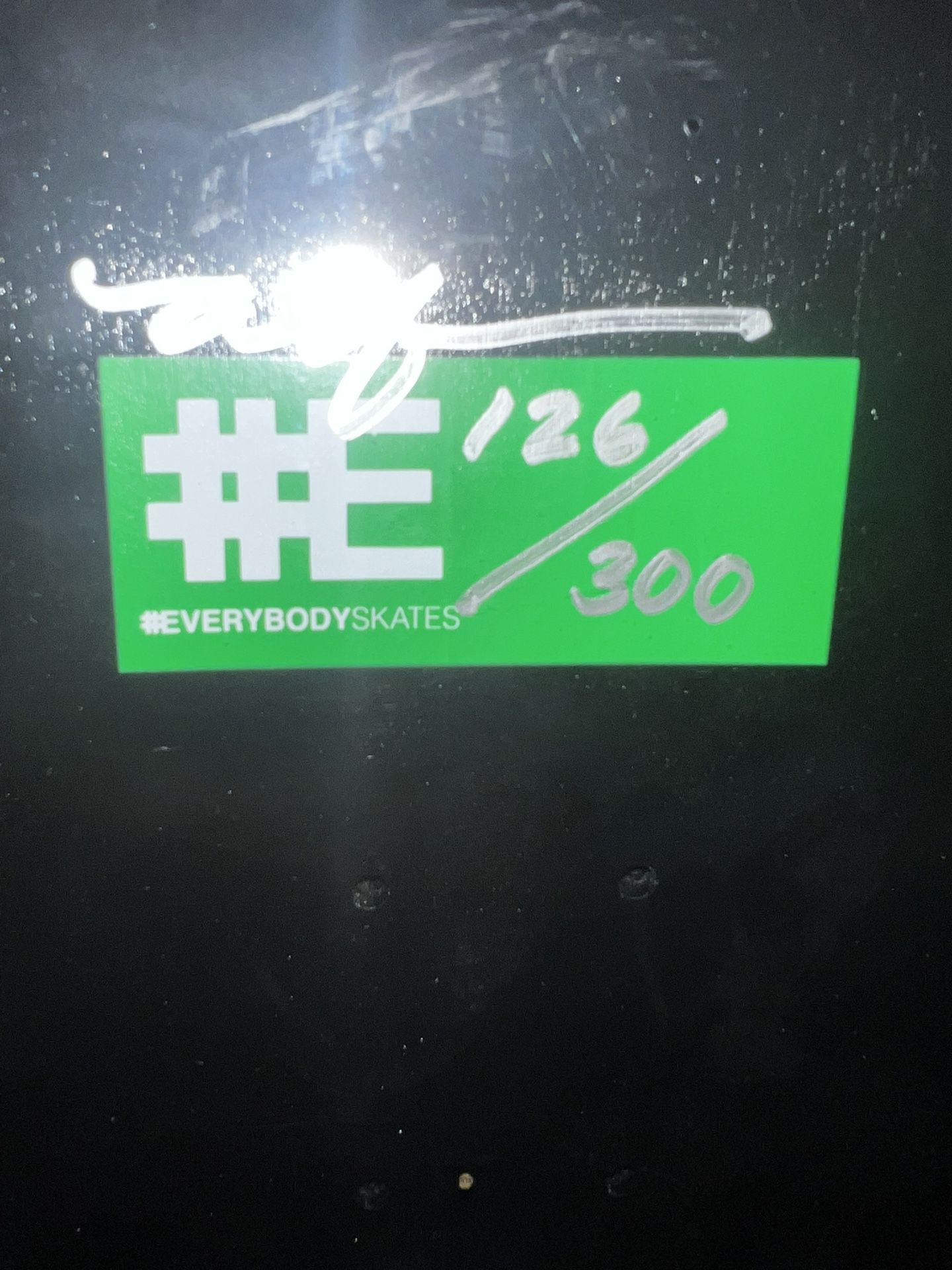 #everybodyskates Board, 126/300 Sign 