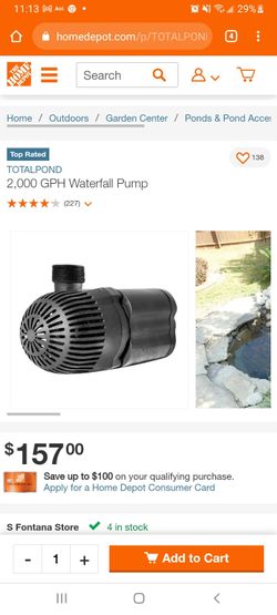 Pond Pump 2000 Gph
