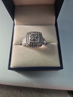 Cushion Cut Diamond Designer Ring Price Reduced