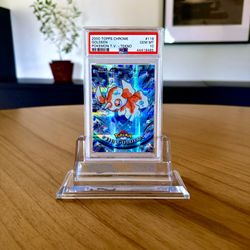 Pokemon 2000 Topps Chrome T.V. Tekno #118 Goldeen PSA 10