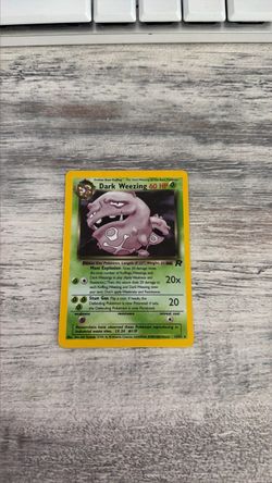Pokemon Dark Weezing Holo Team Rocket