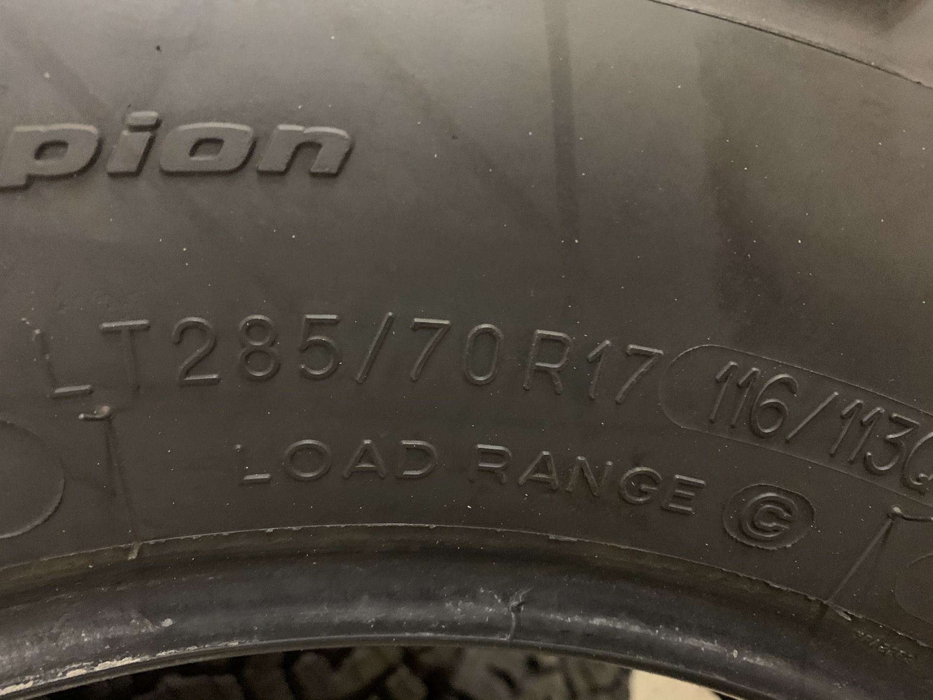 BF Goodrich K02 Tires 285/70 R17 for Sale in Seattle, WA OfferUp