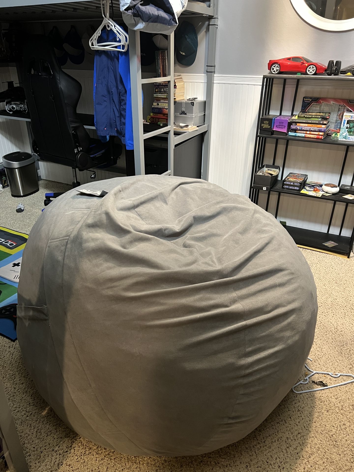 Big Joe Fuf Large Foam Bean Bag Chair