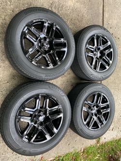 OEM 2023 Chevy Silverado 20 inch wheels and tires new