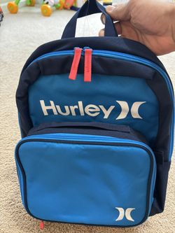 Kids Hurley Backpack With Lunchbox 