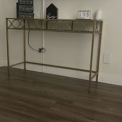 Brass Gold Console