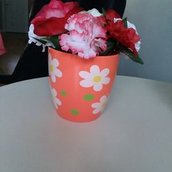 Flowers In Ceramic pot 