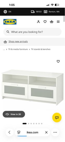 IKEA BRIMNES Tv Console Cabinet