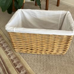 Beautiful wicker storage container