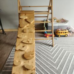 Wooden Indoor Playground & Slide