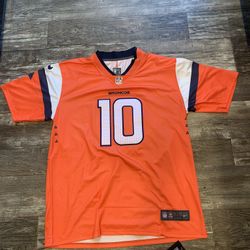 Bo nix (all Sizes) orange Denver Broncos football jersey