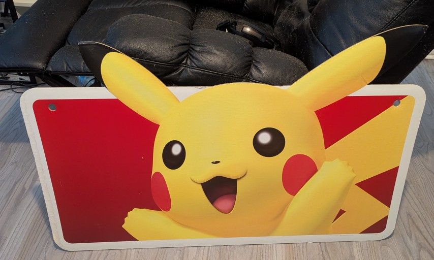 Giant Pokemon Pikachu Store Display