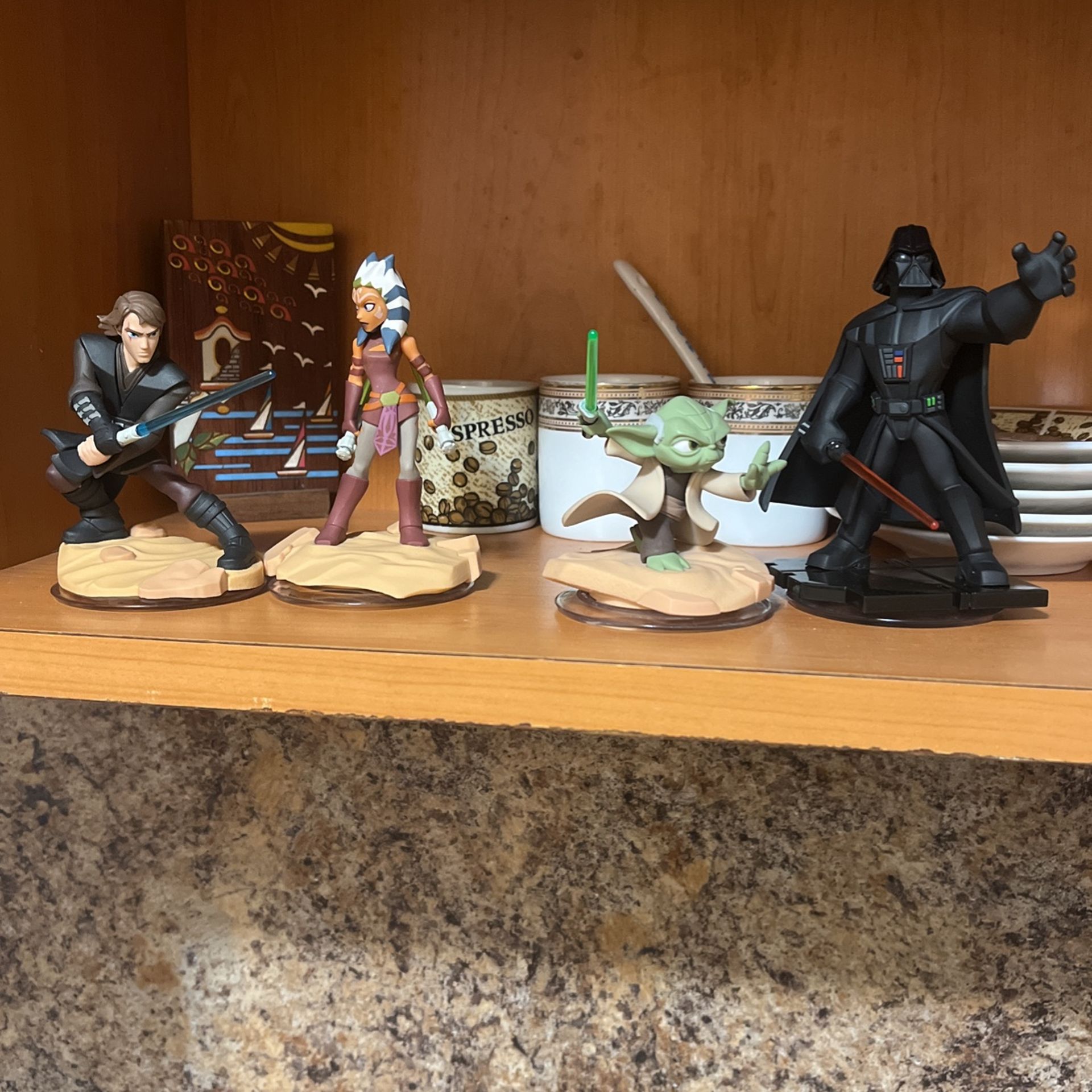 Disney Infinity Star Wars Figures And Xbox 360 Base