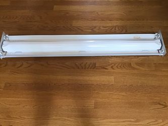 Light Fixture - 2 bulb 48 “ fluorescent ceiling fixture